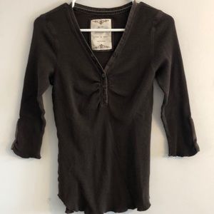 Old navy brown 3/4 sleeve woman’s L